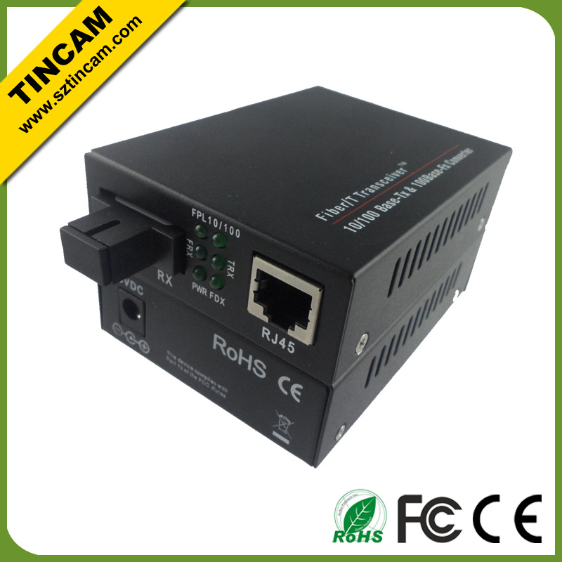 media converter SC single fibe