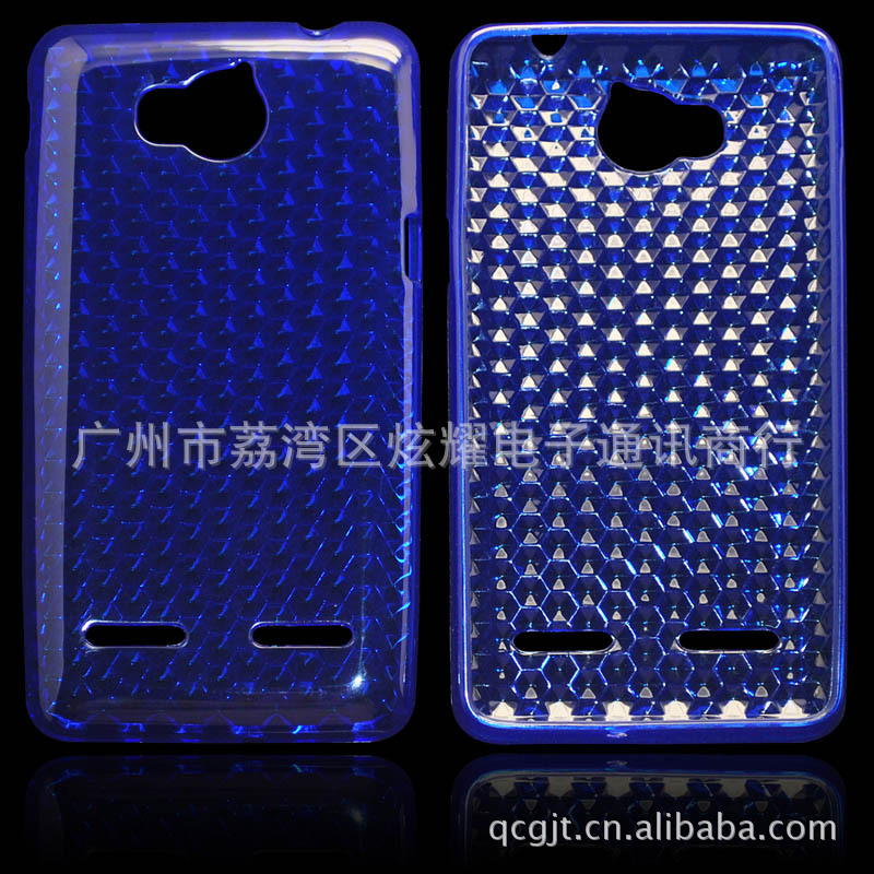 【【厂家直销】 华为G600手机 钻石纹 TPU 保