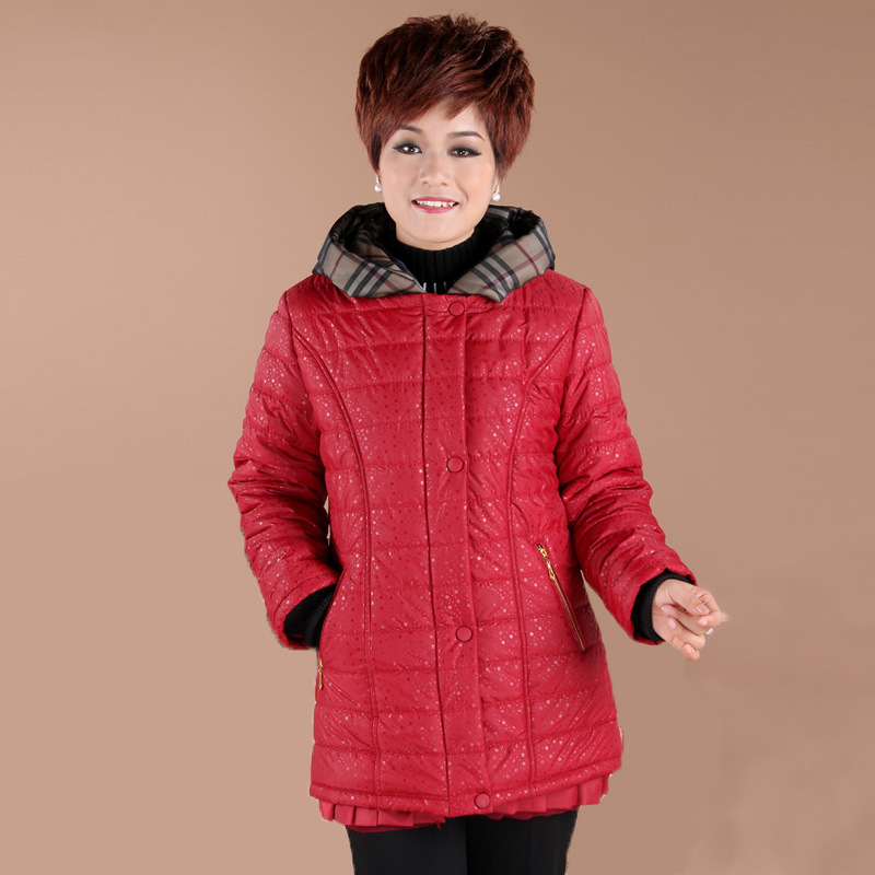 【敬福妈妈】新品中老年女装纯色宽松休闲秋冬