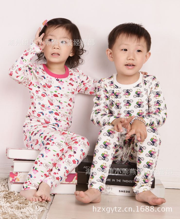 【熊出没<em>光头强</em>】儿童秋款<em>内衣内裤</em>童装套装 