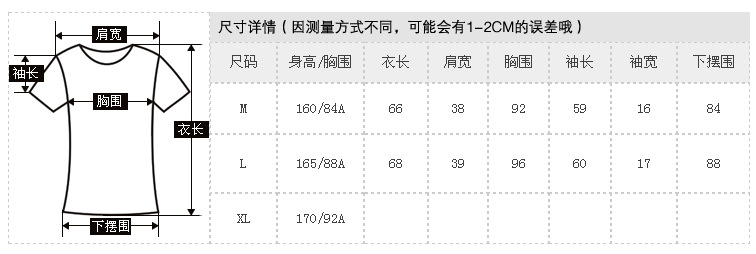 尺寸信息