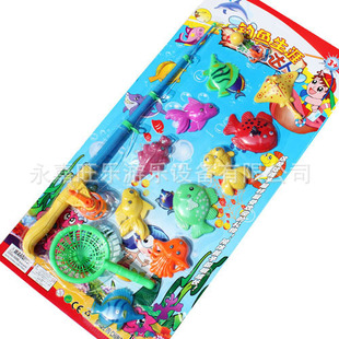 其他游艺设施-磁性钓鱼玩具 1根可伸缩仿真鱼