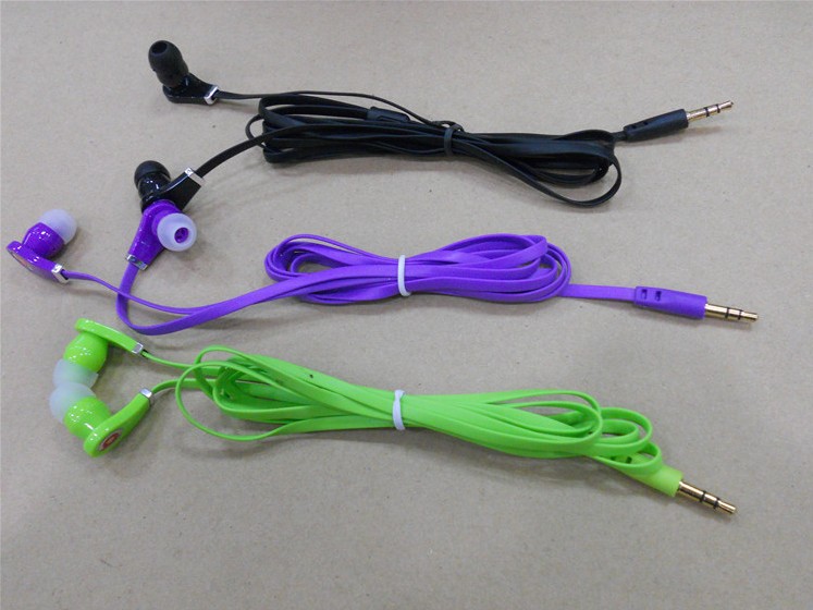 【超强重低音 4.0面条线耳机 入耳式魔音耳塞】