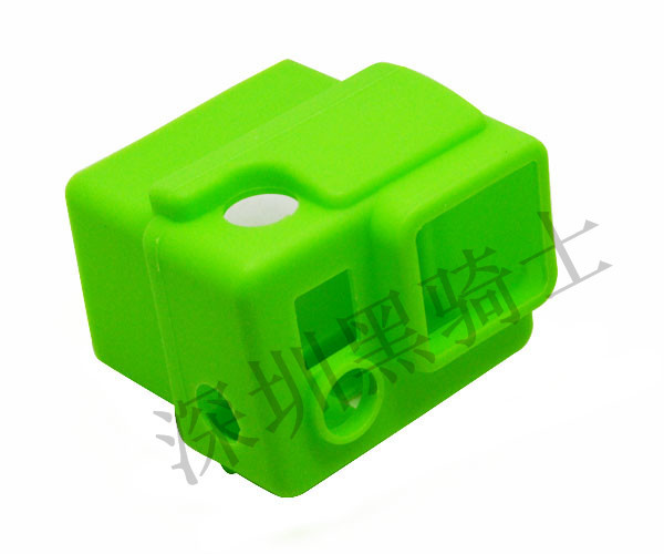 GP98 GoPro配件 Hero3+硅胶套 保护套 黑蓝绿