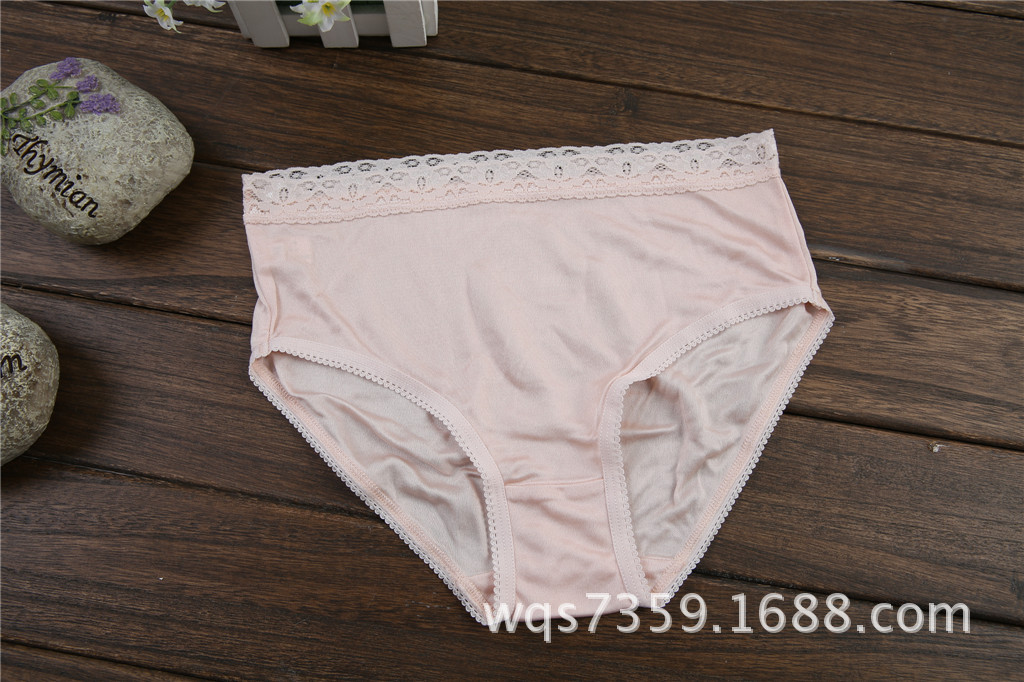 内裤-100%桑蚕丝 <em>真丝</em>针织女士<em>短裤</em>内裤 三角