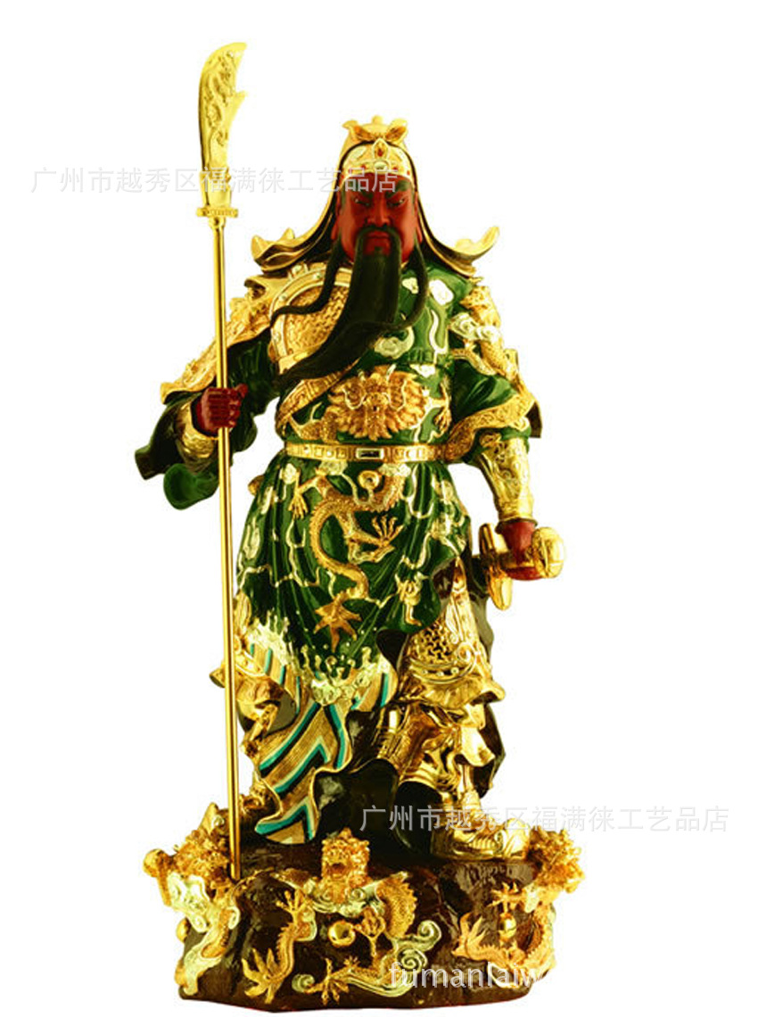 价直销】供应 纯铜24K金铜鎏金佛像武财神21