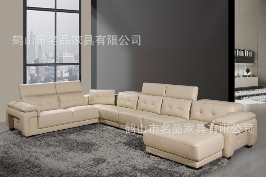 【厂家直销美式皮沙发,NL-133简约风格,价格实