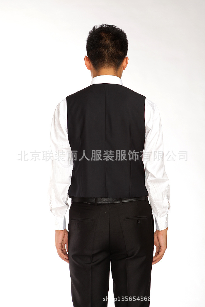 【厂家批发 酒吧KTV服务员马甲 夜店服务生工