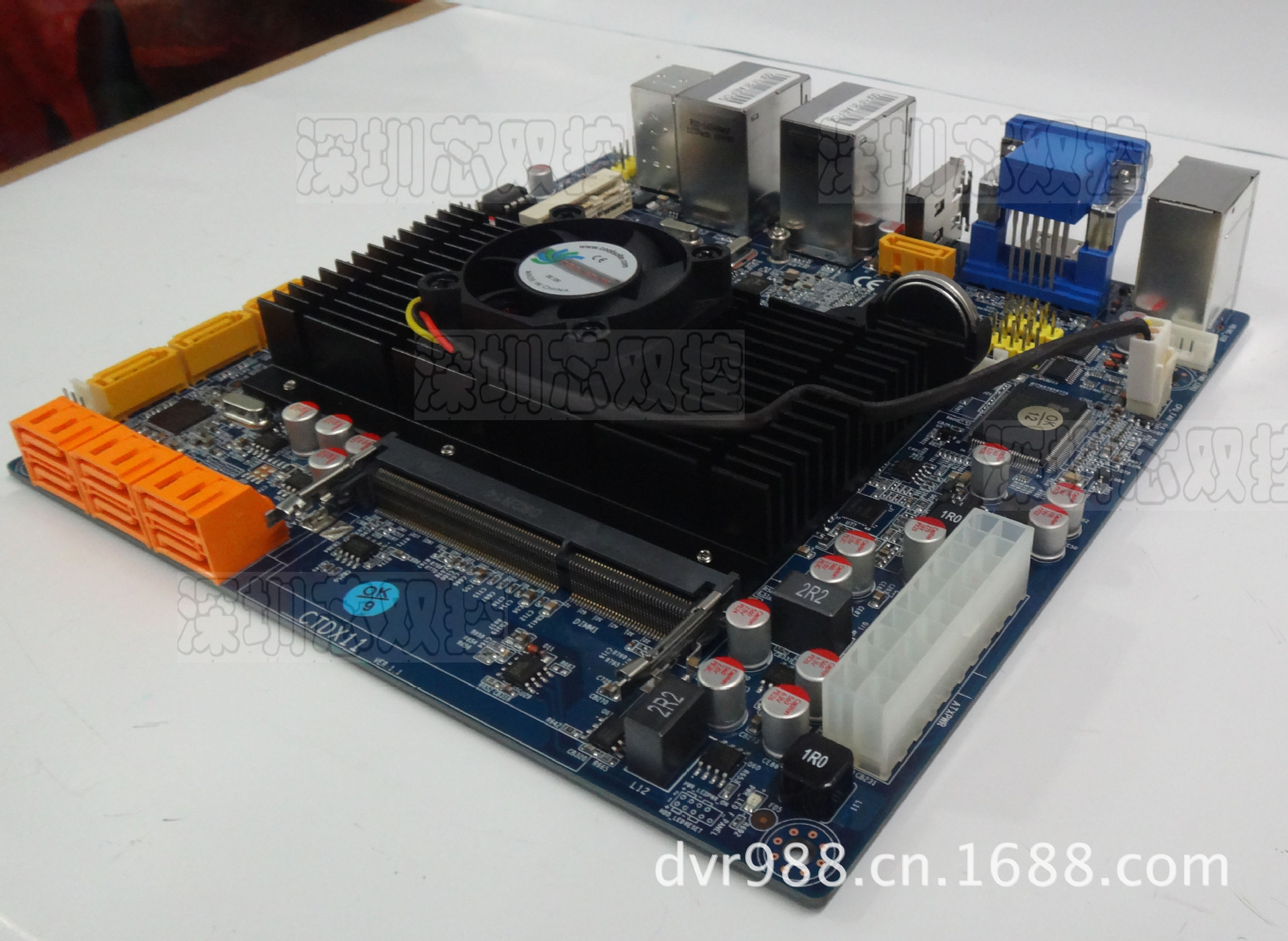 【NVRD2550服务器主板 10个SATA接口双千