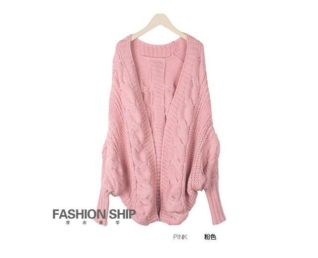 【秋装新款女式<em>针织</em>衫<em>开衫</em> <em>加长</em>加厚<em>宽松</em>中长