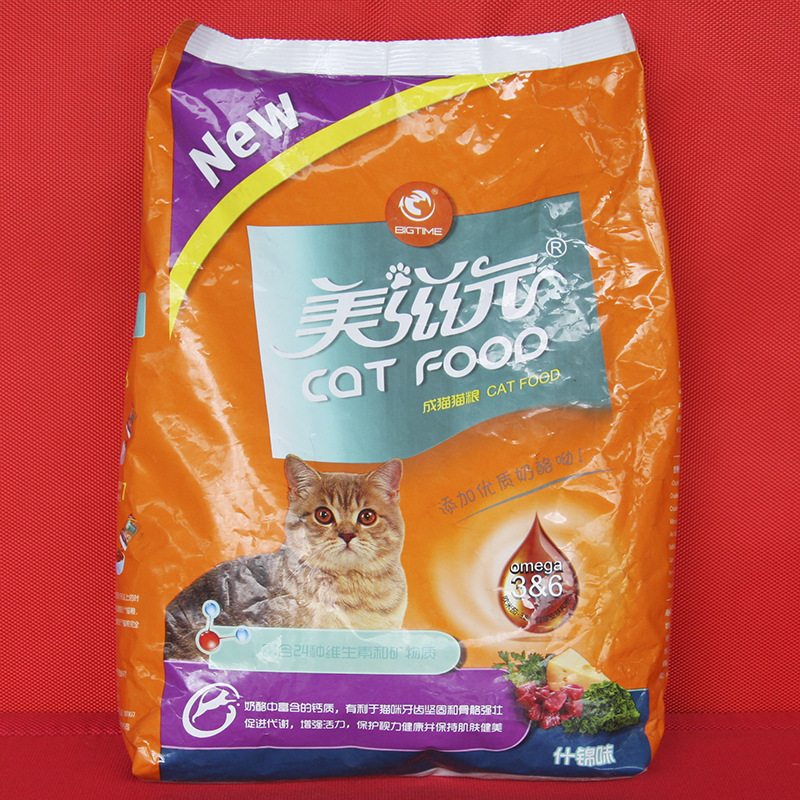 【宠物专用品粮食 美滋元猫粮什锦味1.5kg 厂家