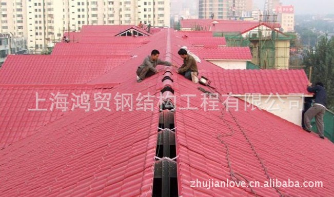 asa合成树脂瓦树脂瓦别墅瓦市政工程平改坡工程屋面材料