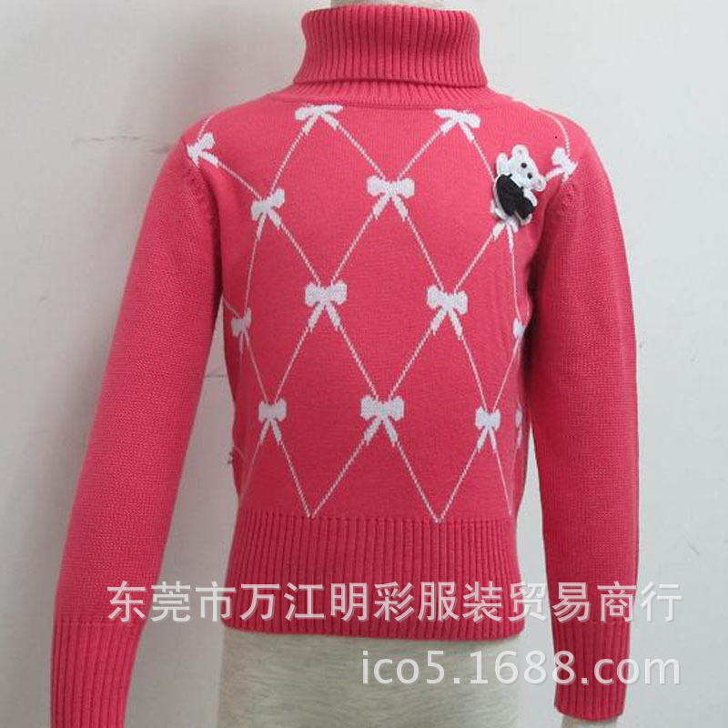 【<em>厂家直销库存儿童毛衣</em> 加厚防寒毛衣 地摊甩