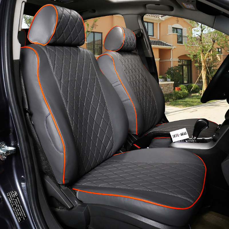 5 泽凡诚品仿皮复合海棉 匹绣 汽车座套 厂家直