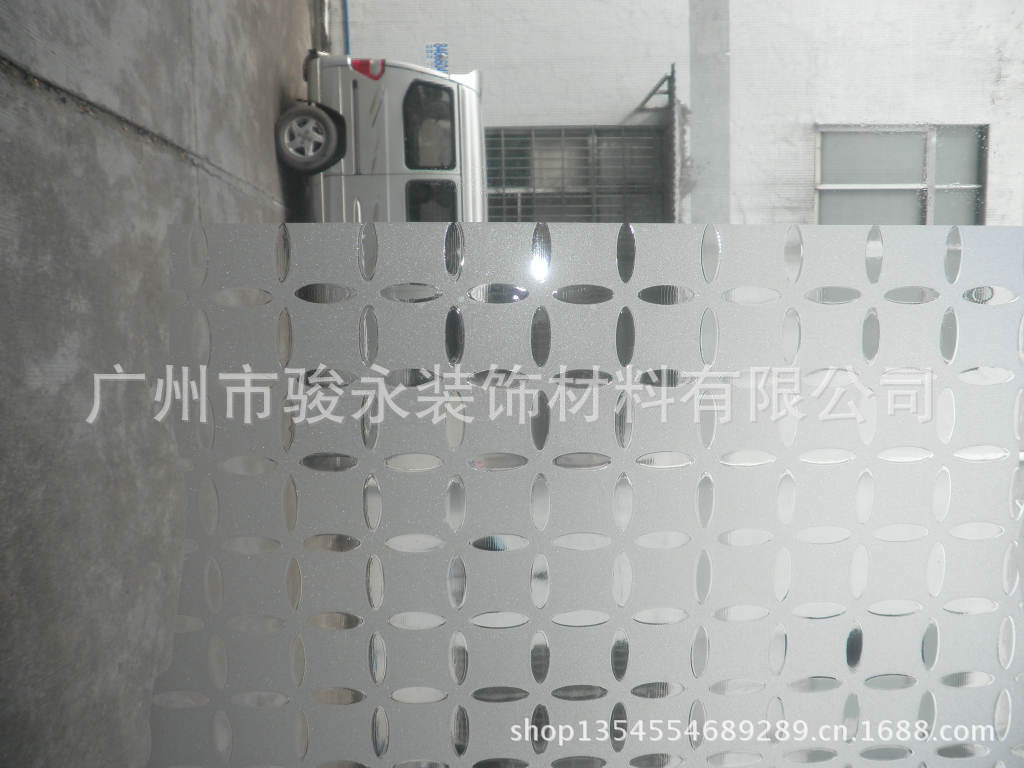 【3D窗花膜 闪点静电膜 玻璃贴厂家 磨砂玻璃