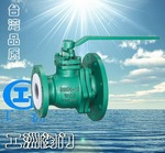 衬氟放料球阀FQ41F 工洲放料阀-台湾品质-厂价直销