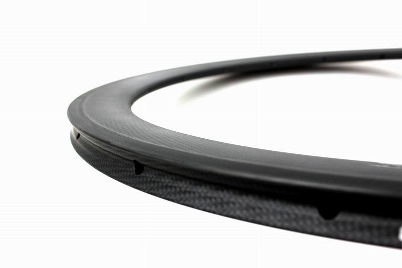 碳纤维自行车车圈700C公路自行车车轮碳刀50