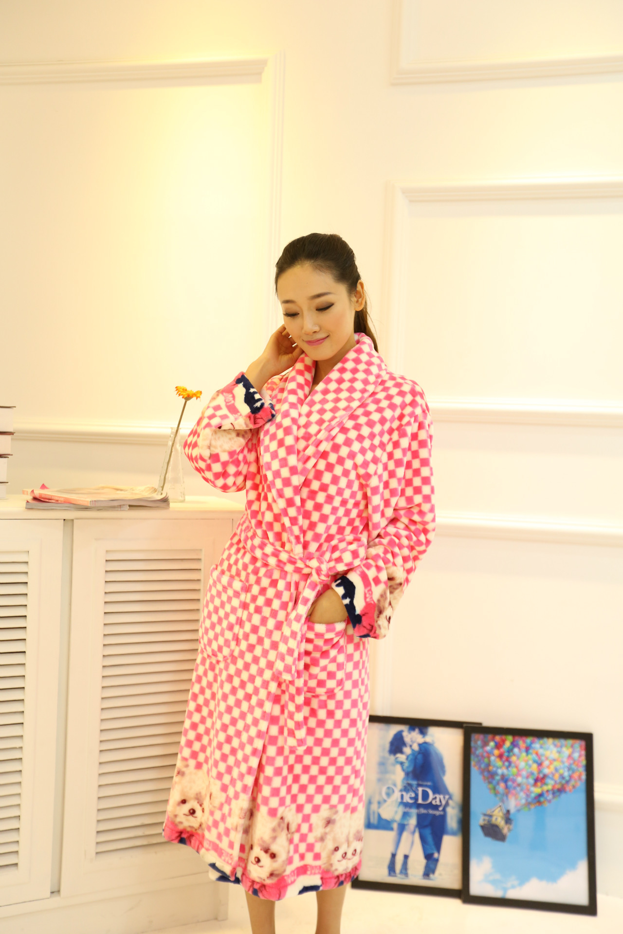 供应<em>新款</em>女士<em>秋冬季睡衣</em>上市 可爱卡通小熊印