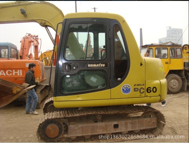 低价转让二手挖掘机 小松PC120挖掘机 卡特6