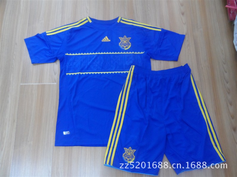 足球、篮球服-2012欧洲杯乌克兰国家队球衣 乌