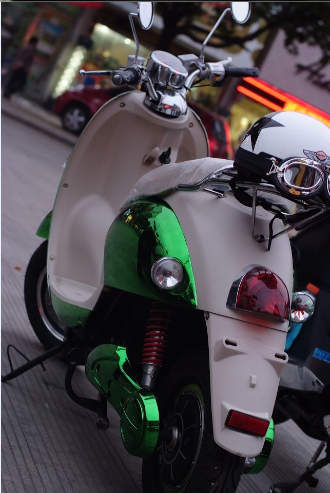 【小龟王摩托车电动车踏板车改装配件电镀彩色