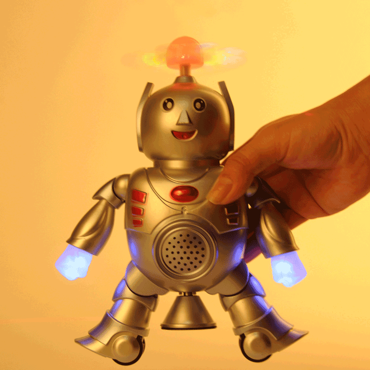 创可达 跳舞机器人 动感机器人炫彩电动机器人转弯灵动机器人