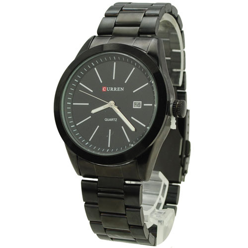 【正品卡瑞恩男士手表 CURREN日历男表 原装