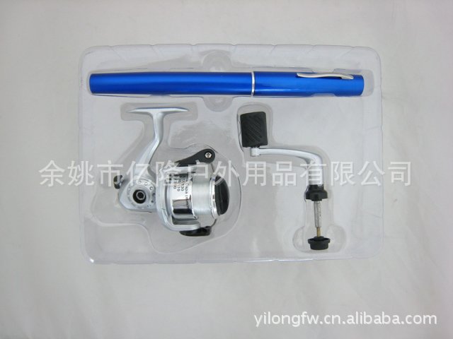 pen fishing rod and open reel