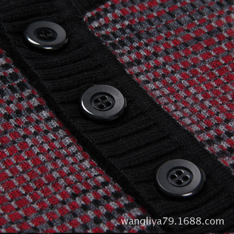 【冬装新款<em>男士</em>立领<em>毛衣</em> <em>商务休闲</em>修身羊毛衫