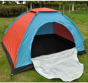 批发户外单人帐篷 沙滩帐篷 涂银防晒防紫外线帐篷 露营帐篷2*1米