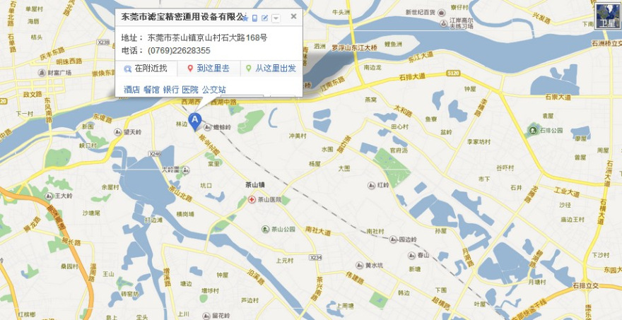 东莞滤宝精密设备有限公司地图