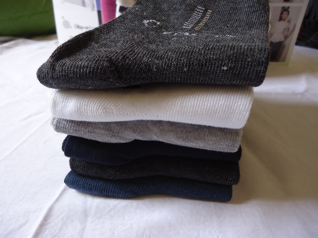  秋冬中厚保暖男士袜子 中老年商务袜 中筒袜 休闲袜详情10