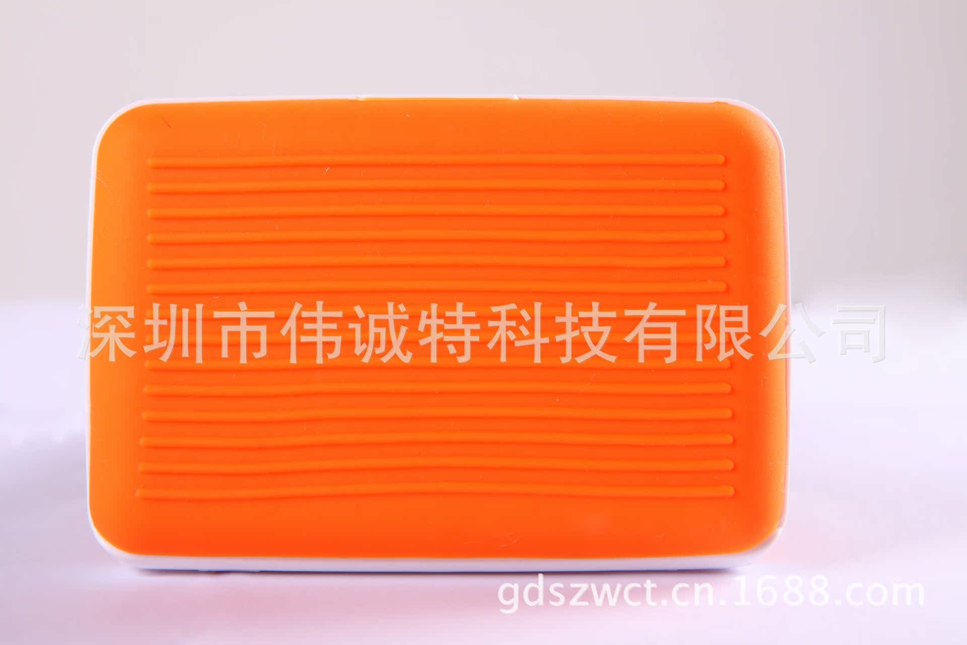 糖果色金屬矽膠卡片盒