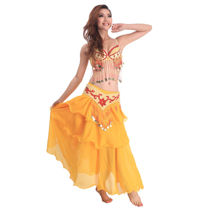 <em>肚皮舞</em>表演服 表演服 成人<em>肚皮舞</em>裙 三件套 <em>文胸</em>