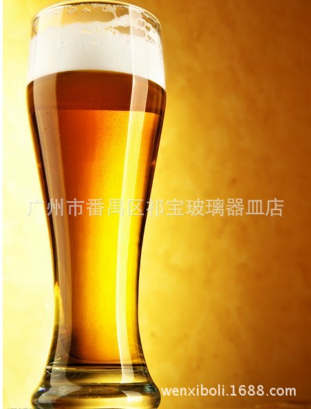 4个发货厂家供应广告大容量德国啤酒杯 玻璃杯