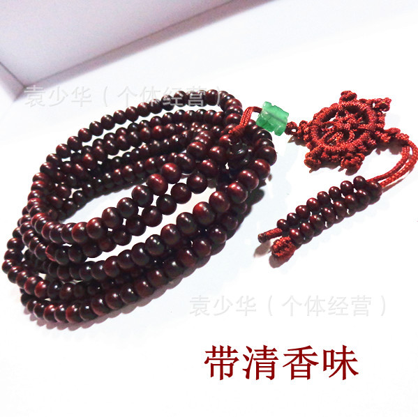 批发采购手饰-厂家供应小叶紫檀手链 216颗 自