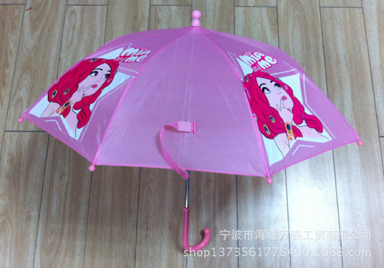 【大量供应、批发儿童可爱雨伞 各种花纹 透明