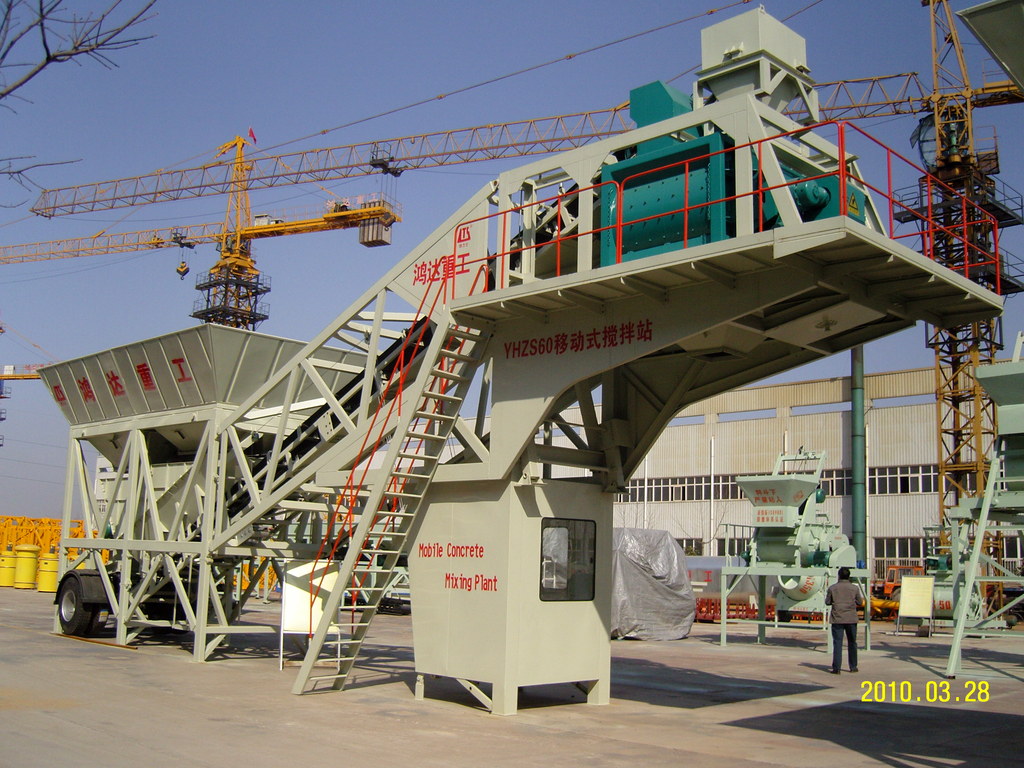 YHZS60 Mobile Concrete Mixing