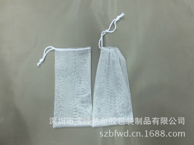 两排pe束口网袋