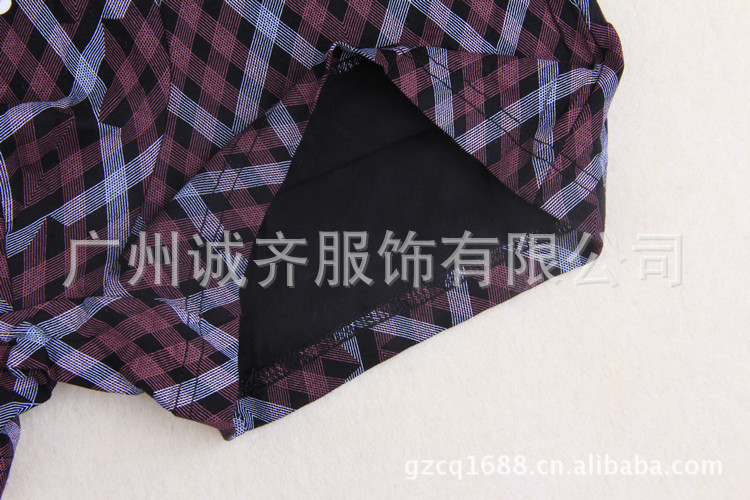 BP836莫代尔男士平角内裤 男士菱形印花内裤 (12)