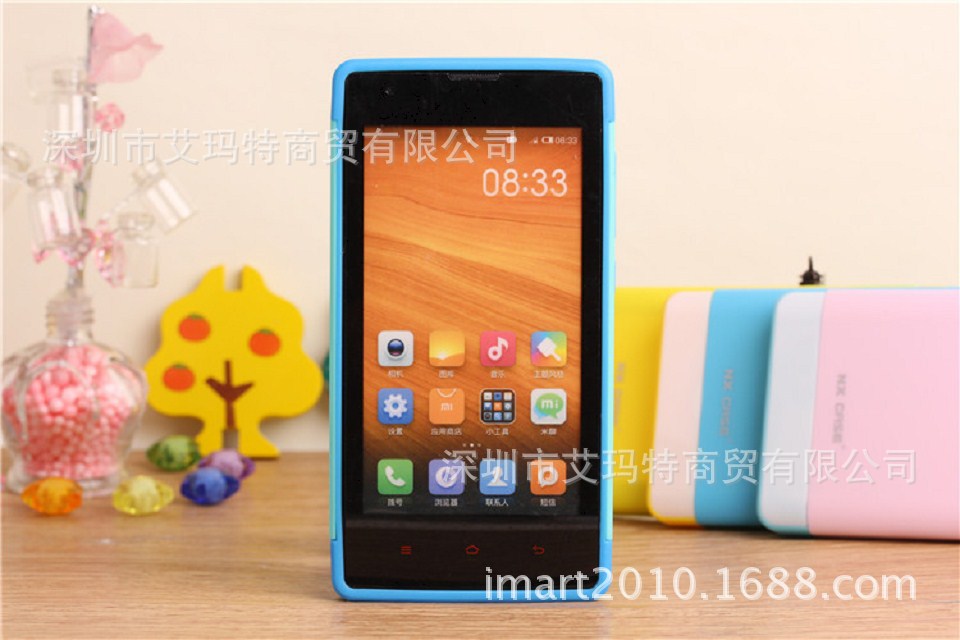 【三合一撞色保护套 小米\/红米手机壳 硅胶套 外