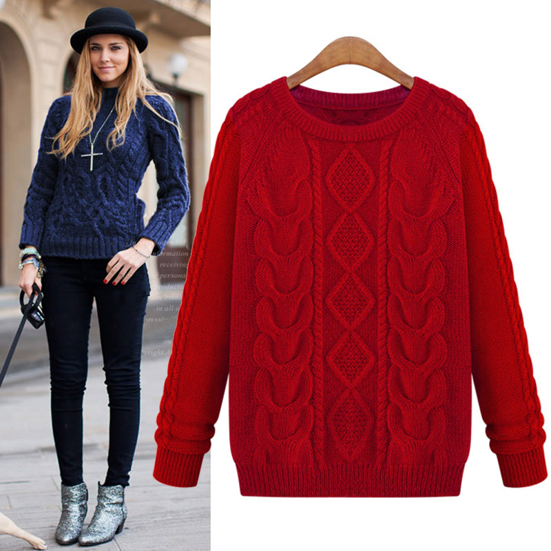 2013秋冬新款<em>毛衣</em> 外贸原单长袖百搭<em>毛衣</em> <em>女式</em>