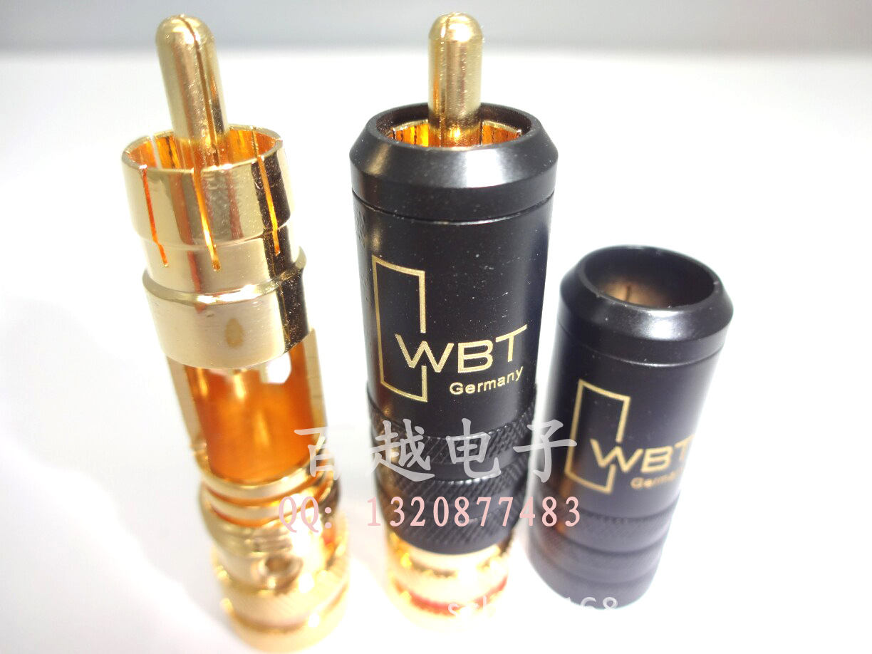 【WBT黑麒麟莲花装配插头 WBT纯铜黑麒麟R