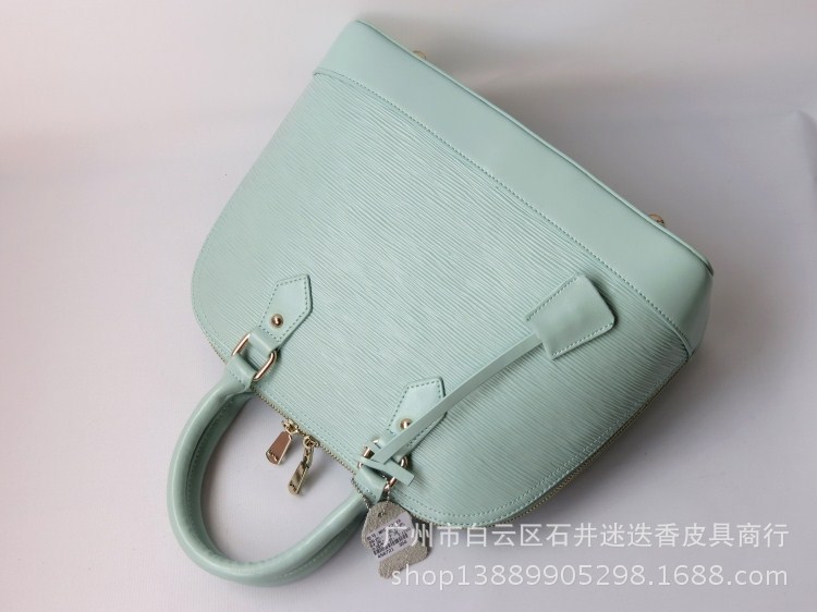 水波紋 貝殼包 淺藍 2