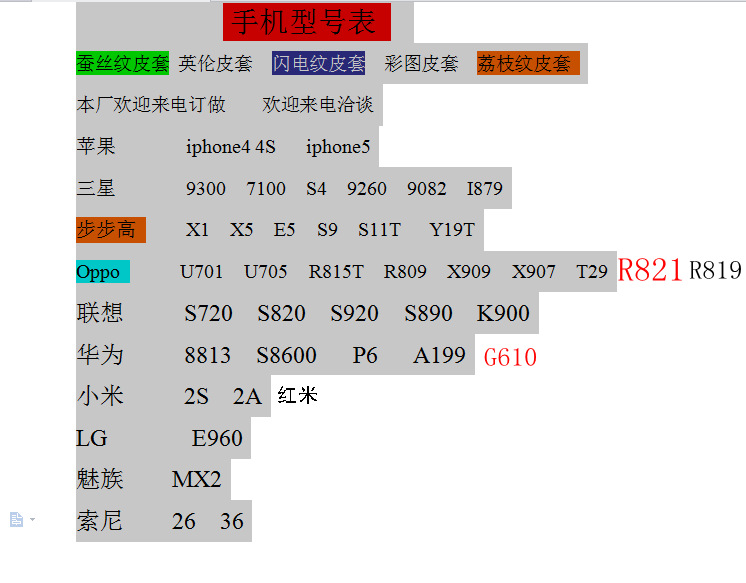 手機型號_