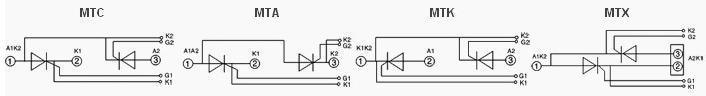 晶闸管模块电路图