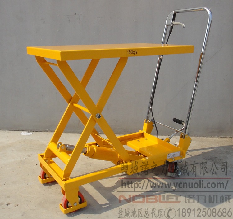 物流台车-盐城淮安诺力叉车手动平台车液压升