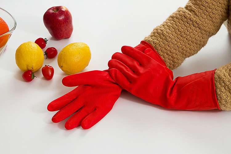 【乳胶手套,用于洗碗洗衣做家务等等用途】