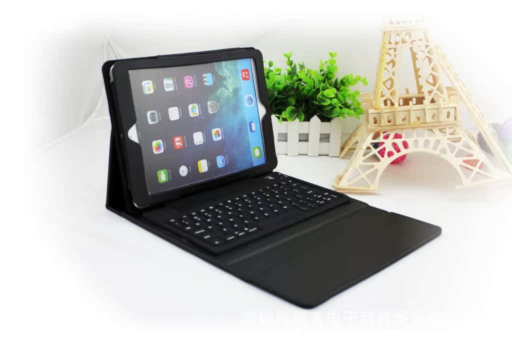 IPAD AIR藍牙矽膠鍵盤皮套
