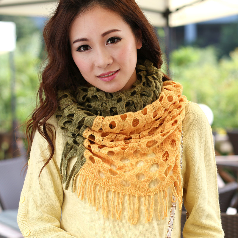 厂家<em>批发</em> 韩国秋冬毛线保暖<em>女士</em>长<em>围巾</em> 韩版两
